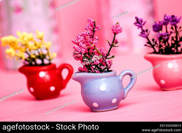 flowers, teapot