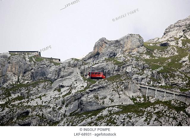 Pilatus Railway, Pilatus 2132 m, Alpnachstad, Canton of Obwalden, Switzerland