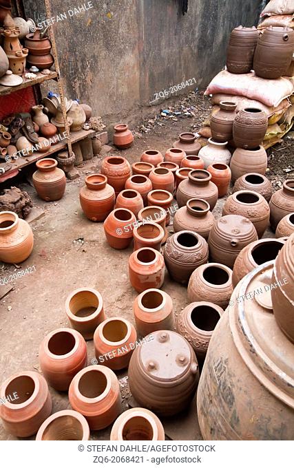 Pottery in the Dharavi Slum of Mumbai, India