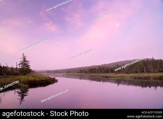 Upper Brook at dawn, St. Anthony, Newfoundland and Labrador, NL, Canada