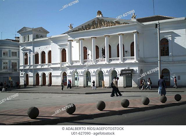 Teatro Nacional Sucre, by Francisco Schmidt. Quito. Ecuador/ Teatro Nacional Sucre. El Teatro Nacional Sucre fue obra del aleman Francisco Schmit