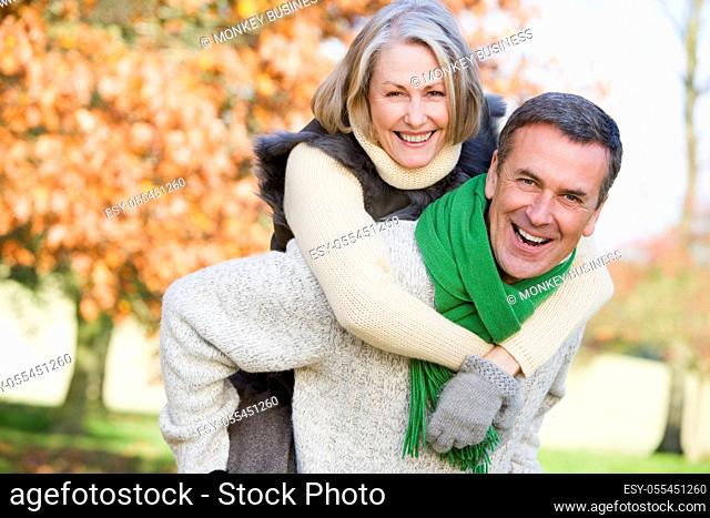 happy, love couple, piggyback, walk