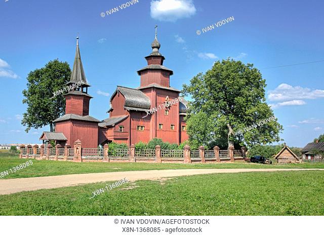 Wooden church of St  John the Theologian on the river Isnya 1689, Rostov, Yaroslavl region, Russia