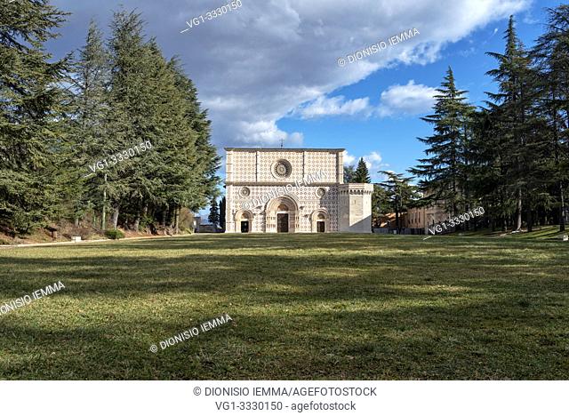 L'Aquila, Abruzzo, Italy, Europe, Basilica of Santa Maria di Collemaggio