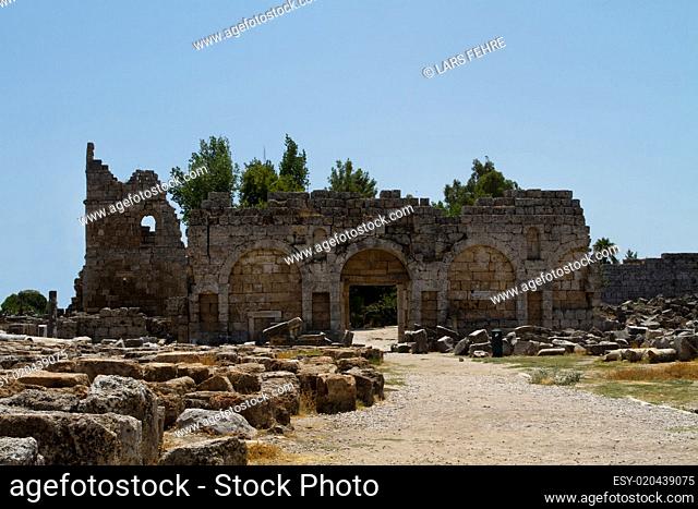 Antike Stadt Perge bei Antalya - Türkei