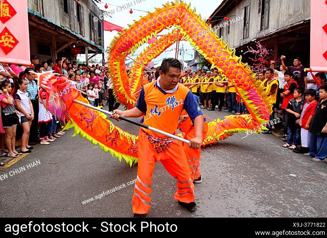 Chinese New Year Festival Capgomeh celebration, kuching, sarawak, malaysia, borneo