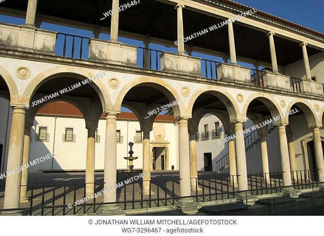 COIMBRA, PORTUGAL - August 13, 2016: The Machado da Castro National Museum in the ancient university city of Coimbra, Portugal
