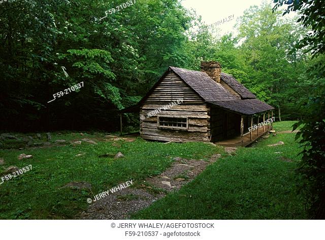 'Bud' Ogle Cabin. Great Smoky Mountains National Park. Tennessee. USA