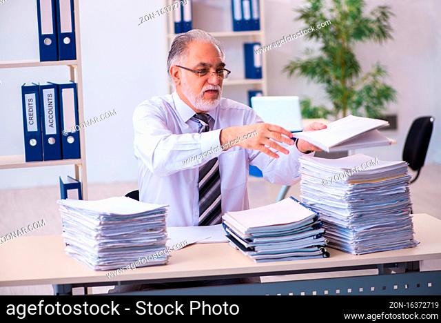 Old employee unhappy with excessive work in the office