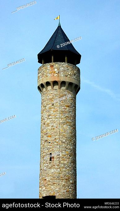 The Wartburg Castle tower in Freimersheim, Germany   der Wartburgturm bei Freimersheim, Deutschland