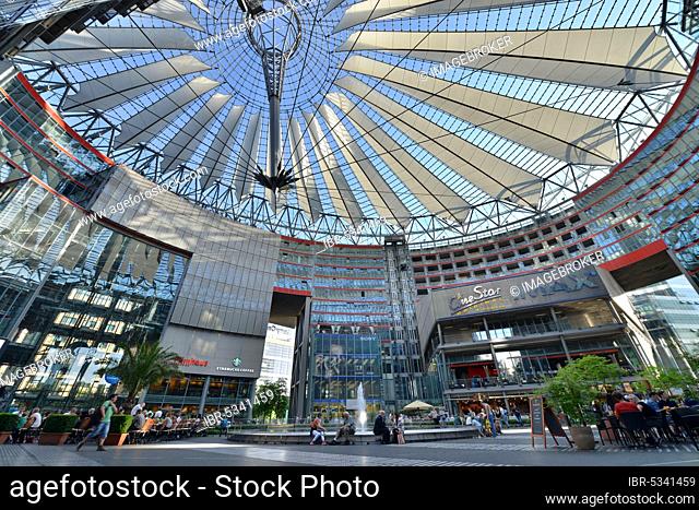 Sony Center, Potsdamer Platz, Tiergarten, Mitte, Berlin, Germany, Europe