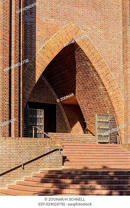 Berlin Church at Hohenzollernplatz: Outside staircase and portal