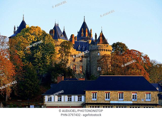 Europe France Combourg Castle in Brittany