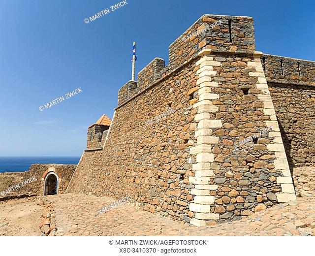 Fortress Forte Real de Sao Filipe. Cidade Velha, historic center of Ribeira Grande, listed as UNESCO world heritage. Island of Santiago (Ilha de Santiago)