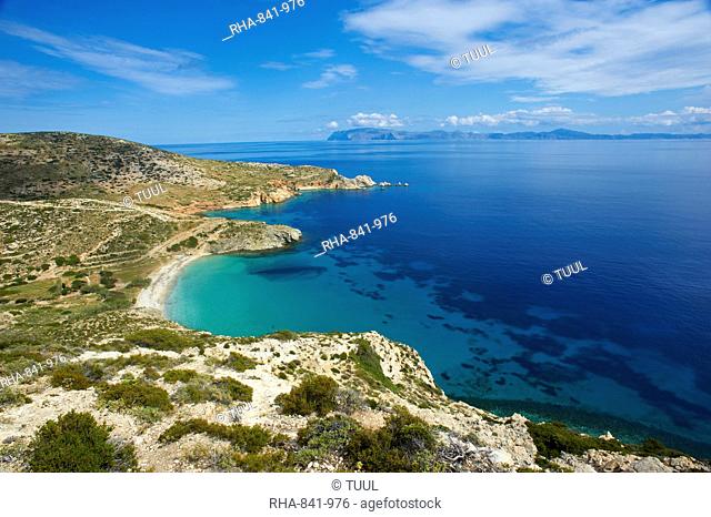 Livadi Beach, Donoussa, Cyclades, Aegean, Greek Islands, Greece, Europe