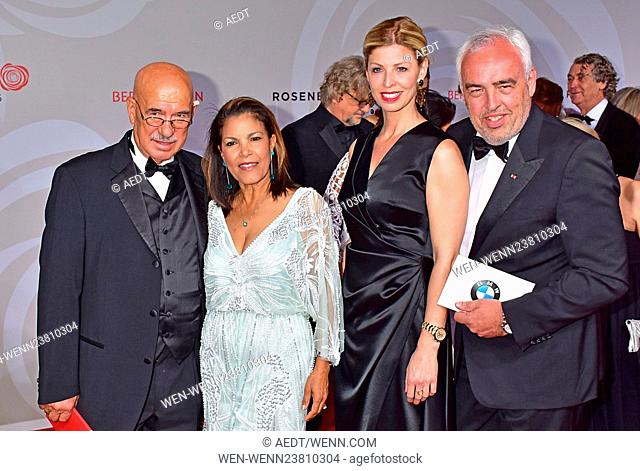 Rosenball 2016 gala in aid of Deutsche Schlaganfall-Hilfe society at InterContinental hotel Featuring: Otto Retzer, Shirley Retzer, Hans-Reiner Schroeder