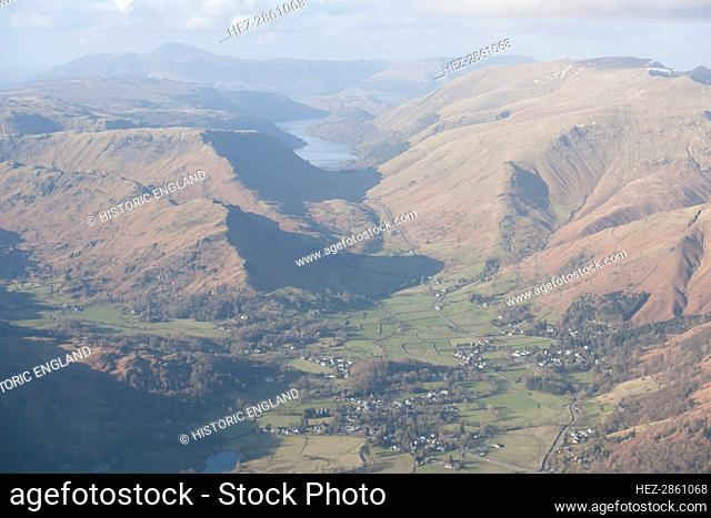 Thirlmere viewed from Grasmere, Cumbria, 2015. Creator: Historic England