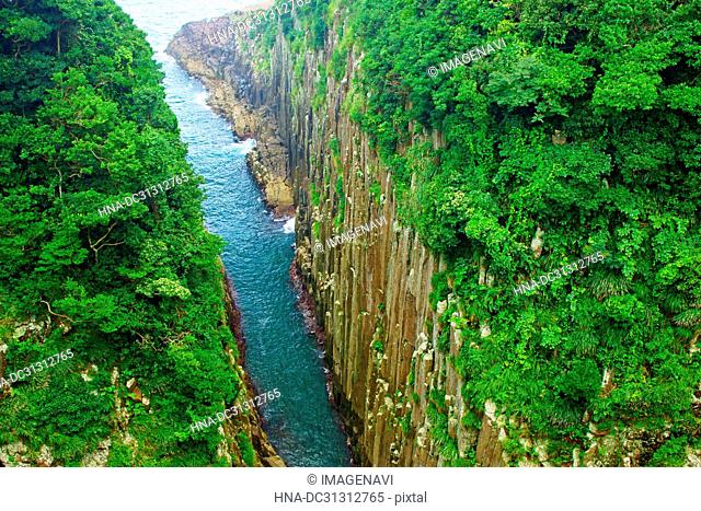 Umagase Cliff, Miyazaki Prefecture, Japan