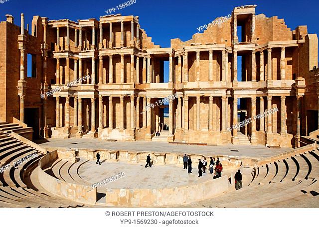 The Roman theatre at Sabratha, Libya
