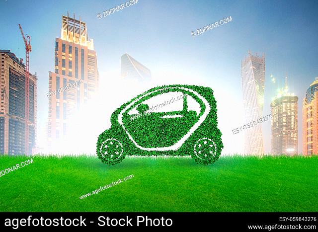 Concept of the ecological electric car