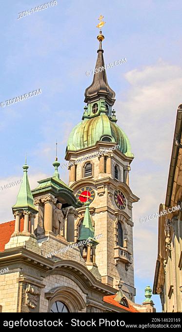 Stadtkirche St. Nikolaus Frauenfeld, Kanton Thurgau, Schweiz