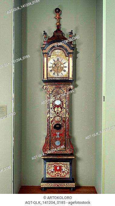 Longcase clock, Anonymous, Andries Vermeulen (watchmaker), c. 1715 - c. 1725