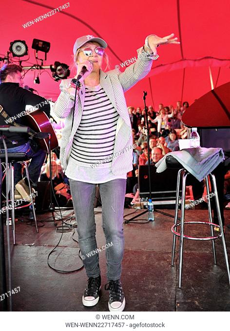 Day one of the Wickerman Music Festival 2015 in Dumfries, Scotland Lulu played an accoustic set in The Piano Bar for charity Maggie's Cancer Care Featuring:...