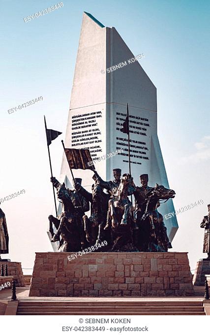 Polatli Duatepe monument for the memory of the Turkish War of Independence
