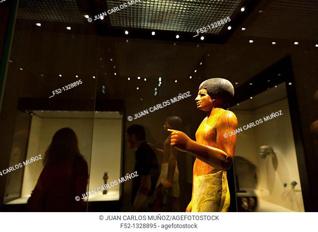 Egyptian art in the Gulbenkian Museum, Lisbon, Portugal