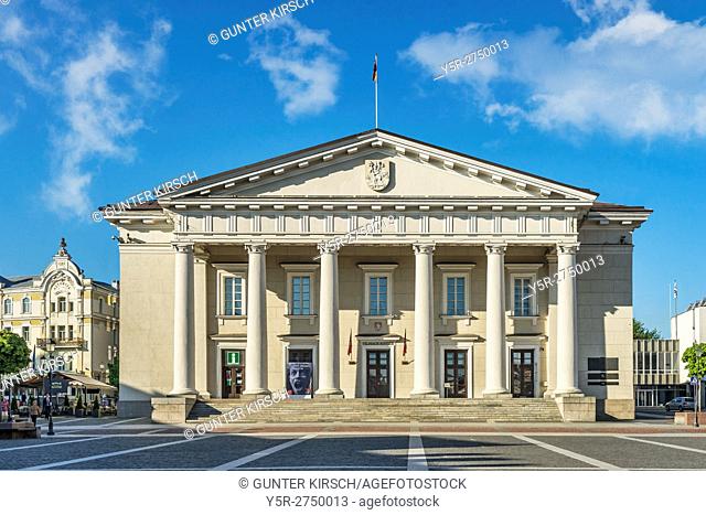 The Town Hall of Vilnius is located in the old town of Vilnius. The present building dates from the 18th century and was built in Classicist style by Laurynas...