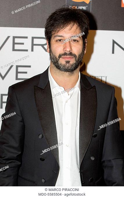 The actor Matteo Branciamore attending the charity gala Never Give Up at The Milan Westin Palace. Milan, Italy. 4th April 2017
