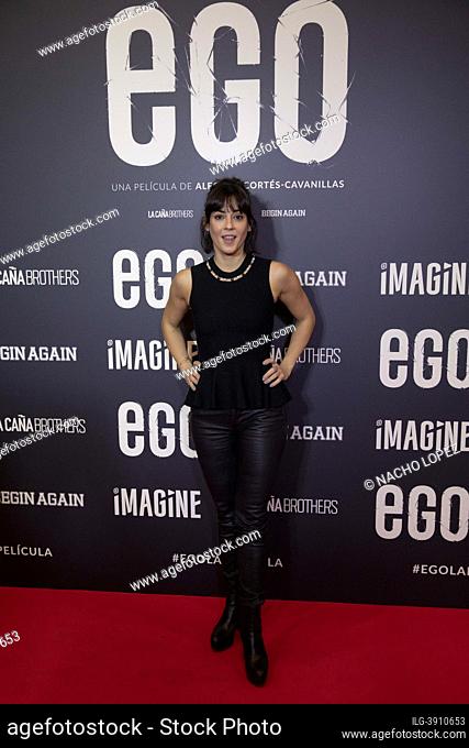 Teresa Hernando attends to 'Ego' premiere at Capitol Cinema November 29, 2021 in Madrid, Spain