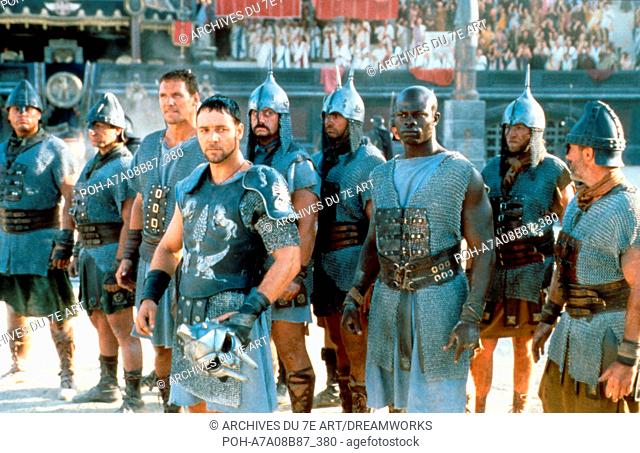 Gladiator  Year: 2000 USA Russell Crowe, Djimon Hounsou  Director: Ridley Scott Photo: Jaap Buitendijk. It is forbidden to reproduce the photograph out of...