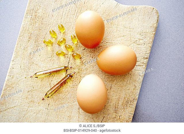 Eggs and vitamin D supplements