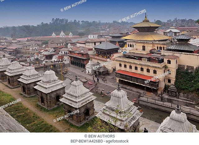 Nepal, Kathmandu, Pashupatinath temple