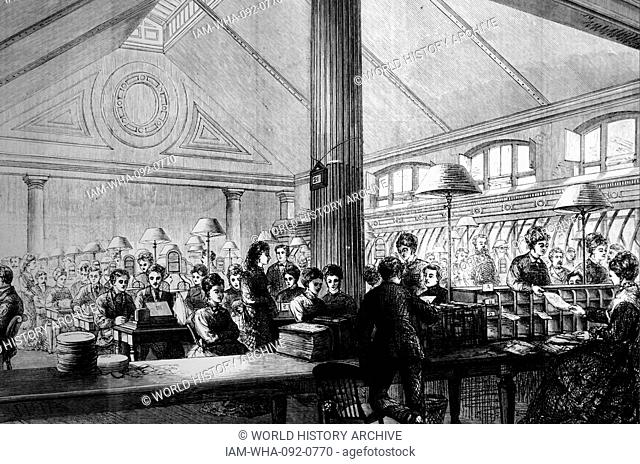 Instrument gallery; Central Telegraph Office; St Martin's-Le-Grand; London