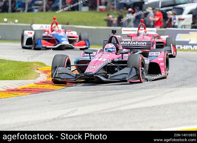June 23, 2019 - Elkhart Lake, Wisconsin, USA: JACK HARVEY (60) of England races through the turns during the race for the REV Group Grand Prix at Road America...