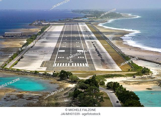 Runway of Majuro Amata Kabua International Airport, Marshall Islands