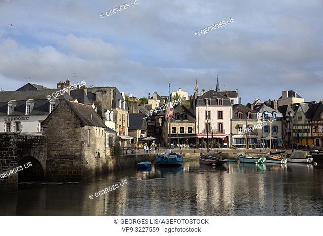 Saint Goustan old city port, Auray river, Morbihan, Bretagne France