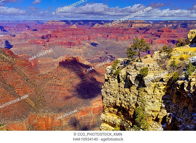 USA, United States, America, Arizona, Grand Canyon, National Park, South Rim, National Park, canyon, desert, gorge, cliffs, landscape, scenic, scenery, wild