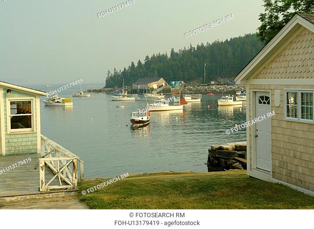 Stonington, ME, Maine, Deer Isle, fishing harbor