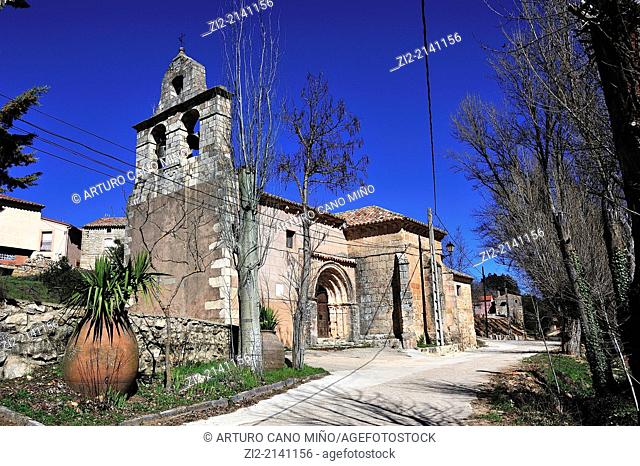 Nativity Romanesque church, XIIIth century, Pozancos, Guadalajara, Spain
