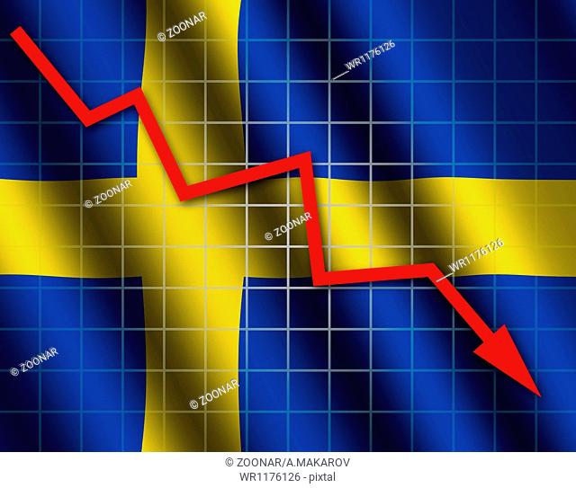 The Swedish flag