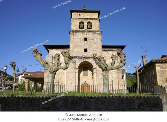 San Martin Church, El Carral, Sopuerta, Biscay, Basque Country, Spain