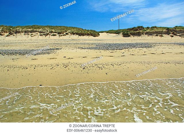 Beach in Brittany, France