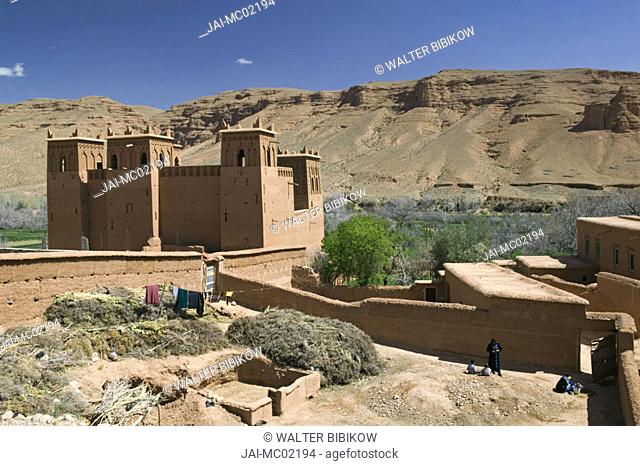 Kasbah at Ait Arbi, Dades Gorge, Morocco