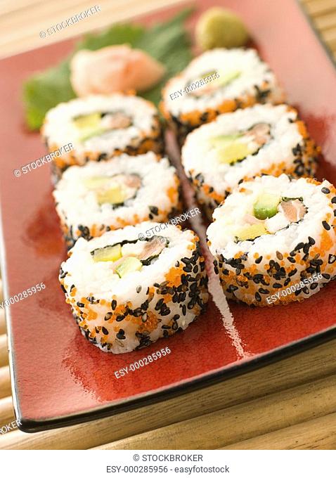 Inside-out Sushi Rolls