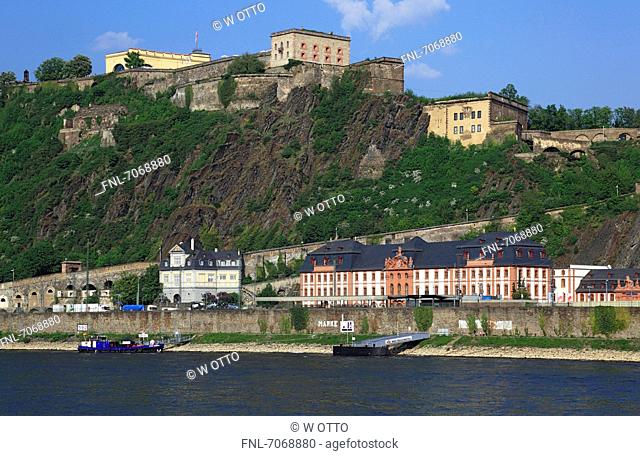 Fortress Ehrenbreitstein, Koblenz, Rhineland-Palatinate, Germany, Europe