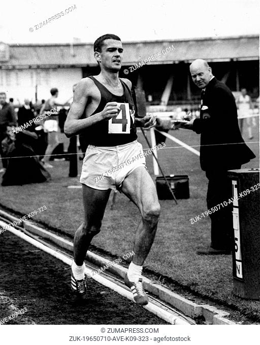 Jul 10, 1965 - London, England, UK - (File Photo) RON CLARKE (Ronald William Clarke) is an Australian athlete, and one of the best known middle and long...