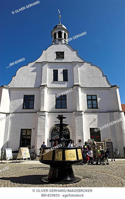 Wolgast Town Hall, Mecklenburg-Western Pomerania, Germany, Europe